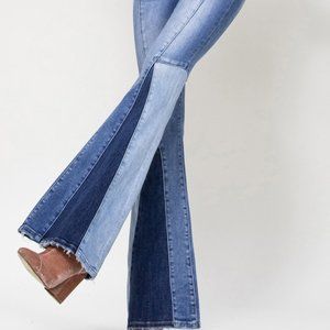 Flying Monkey Paneled Flare Jeans NWT